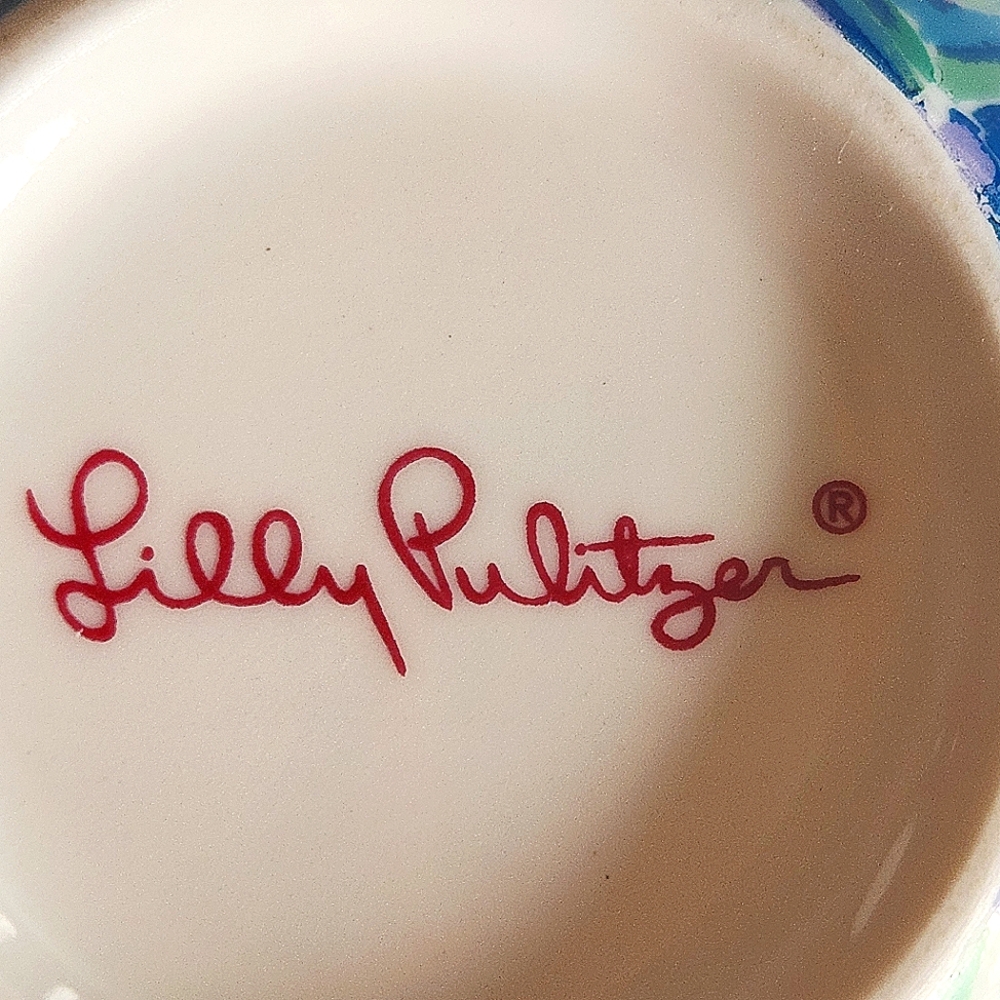 Lilly Pulitzer High Manetenance 12 Ounce Ceramic Coffee Mug Tea Cup - Picture 9 of 13